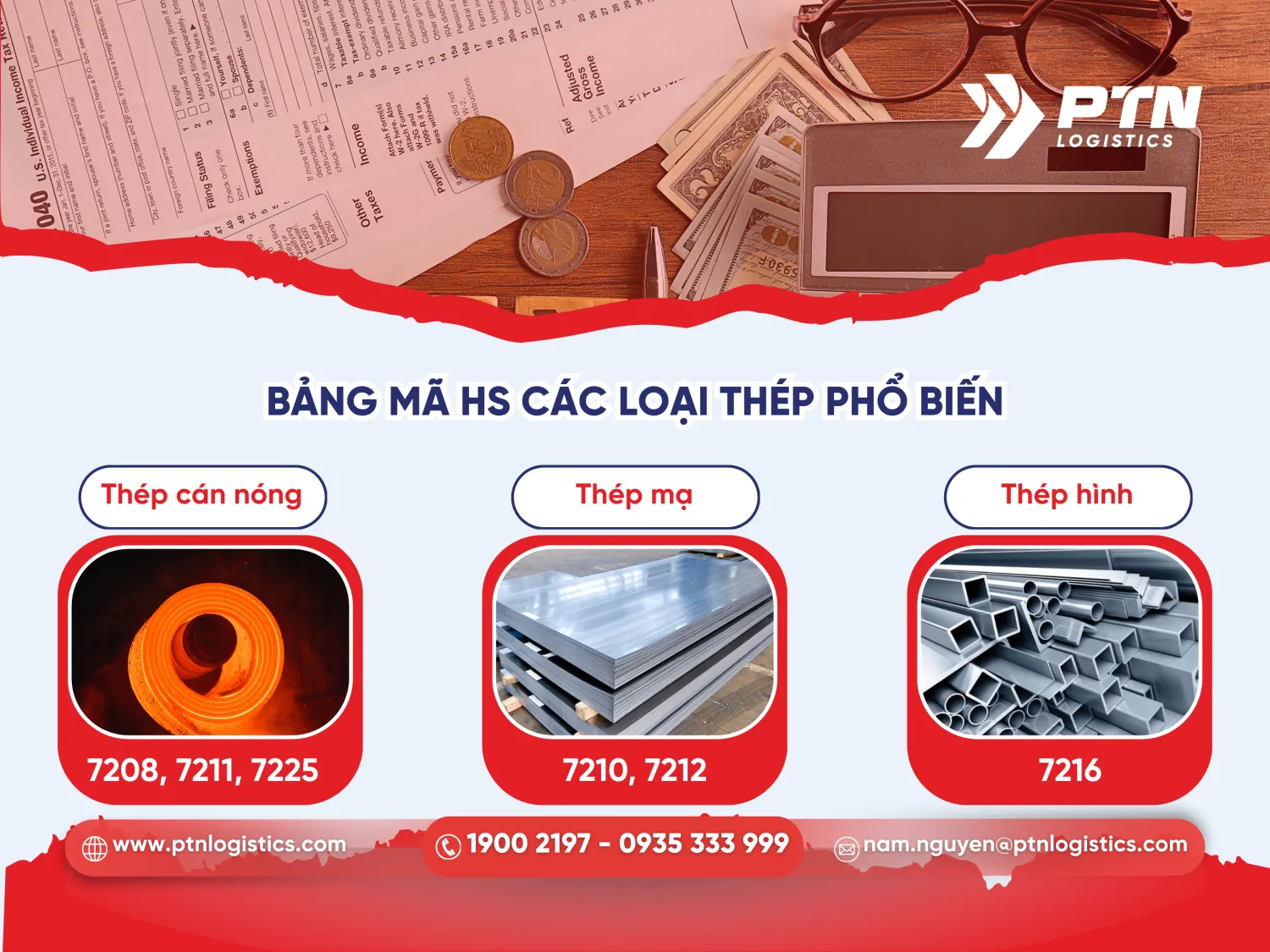Bảng mã HS các loại thép phổ biến nhất