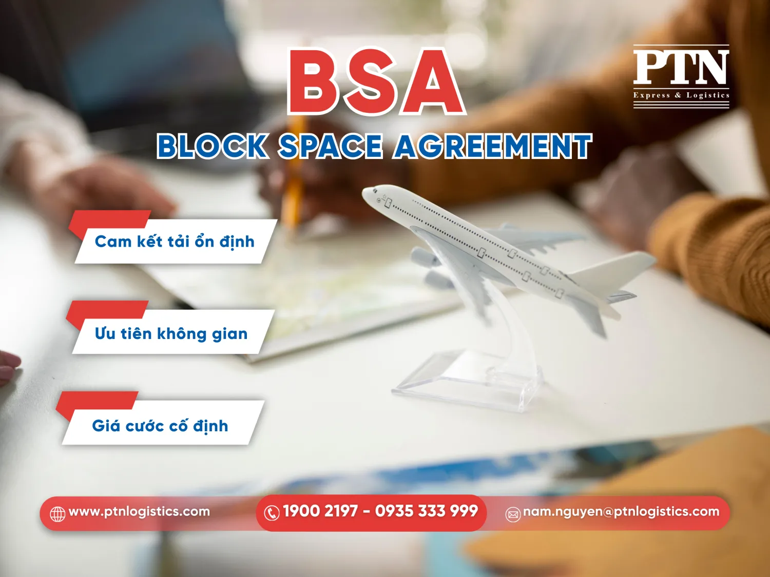 BSA là gì? Giải thích chi tiết nhất trong vận tải hàng không