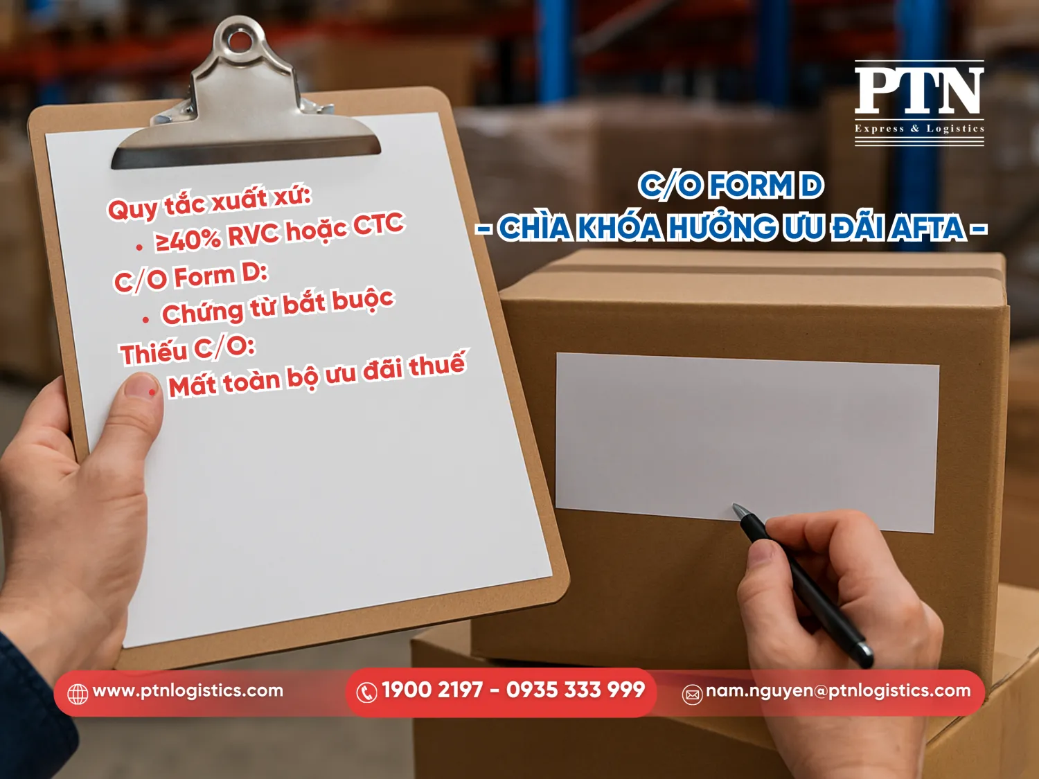 C/O - Chìa khóa ưu đãi AFTA