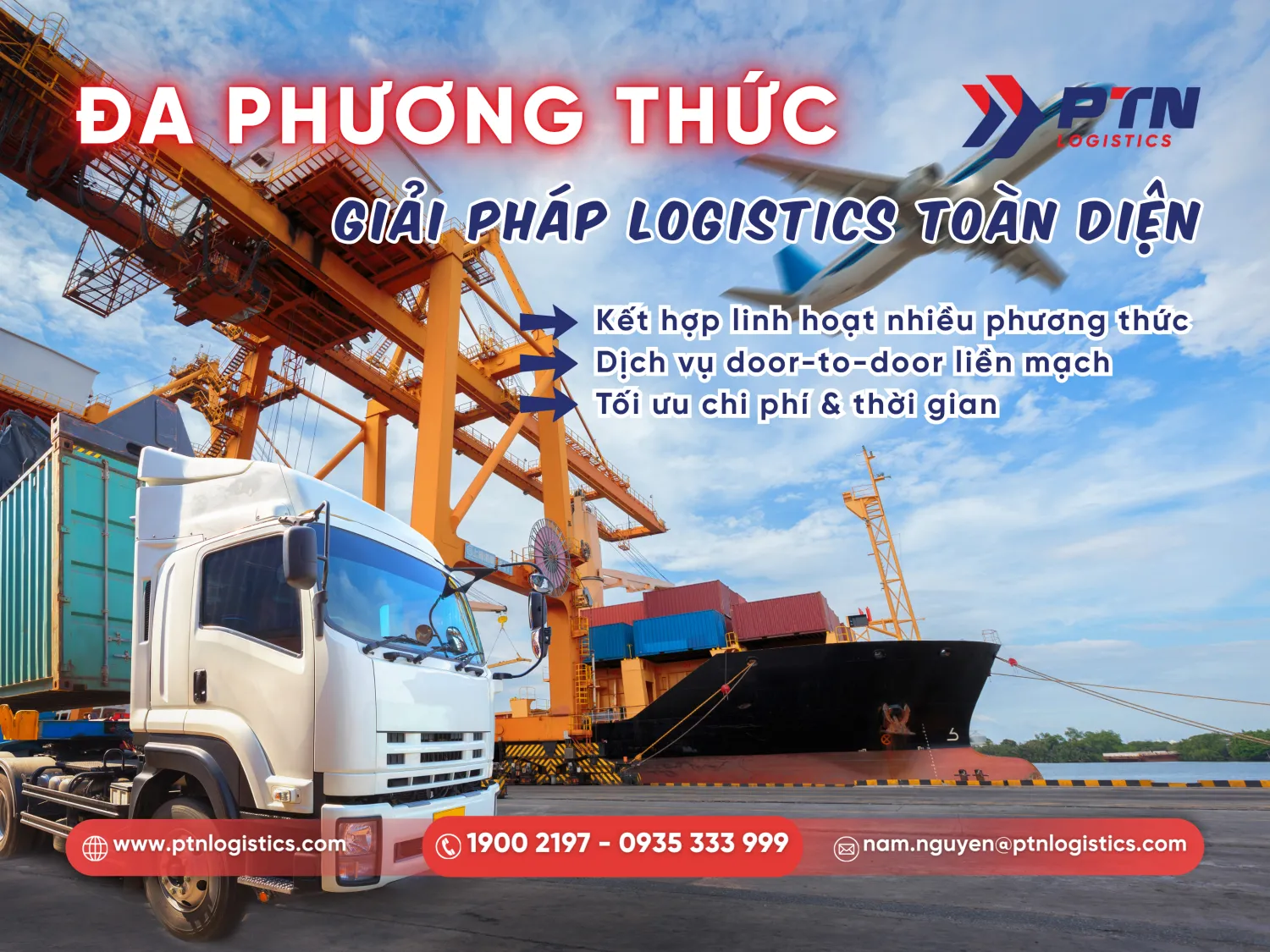 Các đặc điểm của vận tải đa phương thức