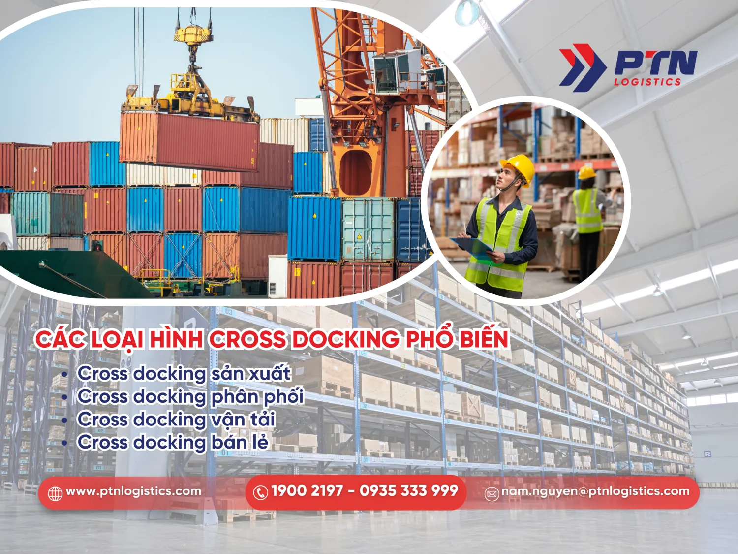 Các loại hình cross docking phổ biến hiện nay