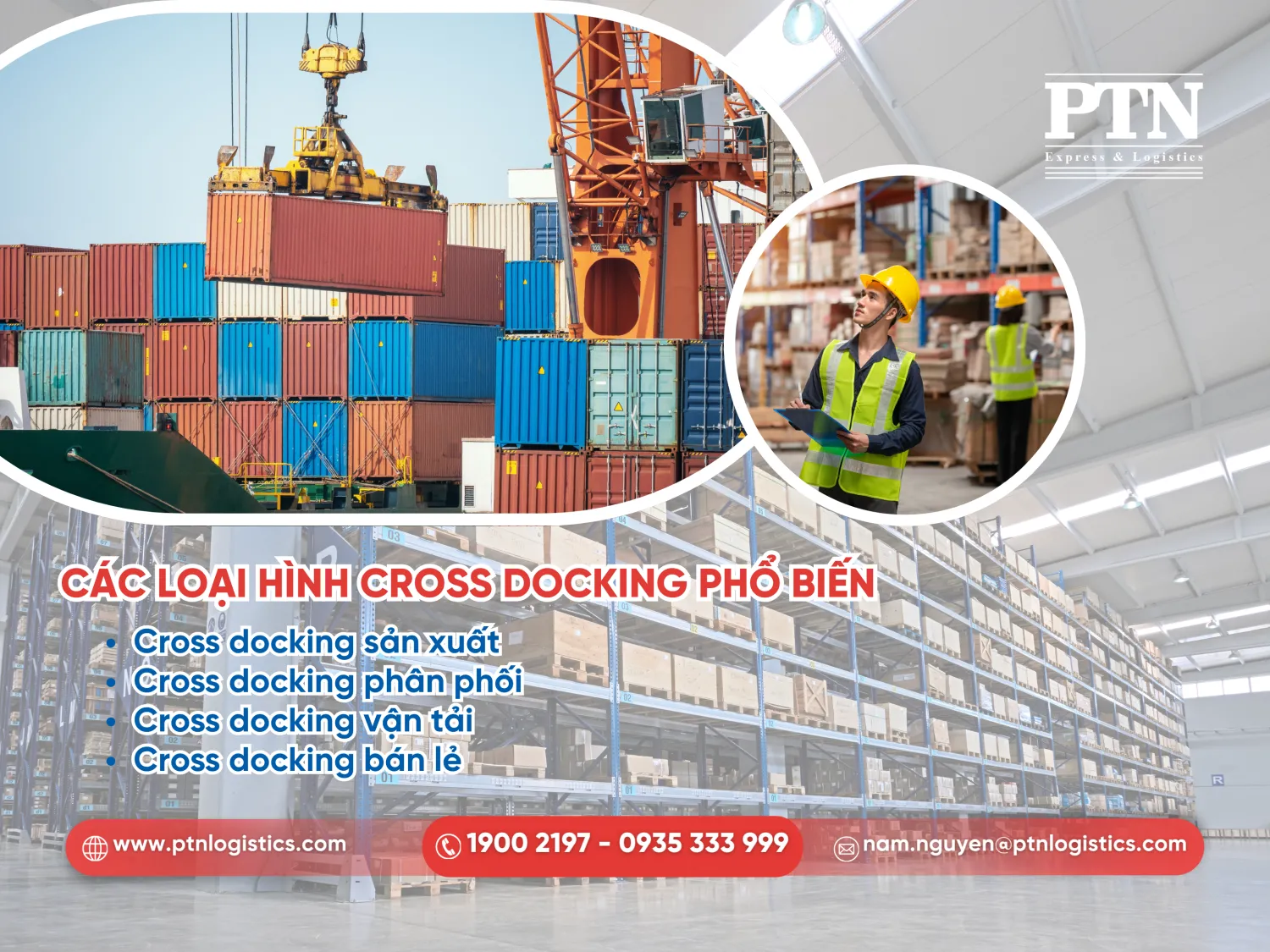 Các loại hình cross docking phổ biến