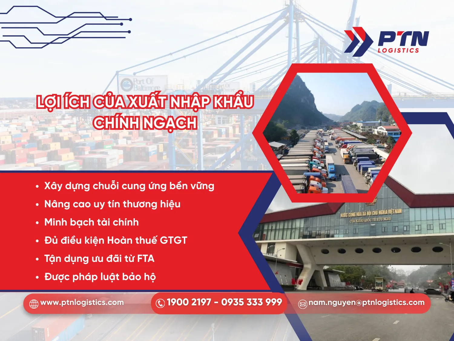 Các lợi ích của xuất nhập khẩu chính ngạch