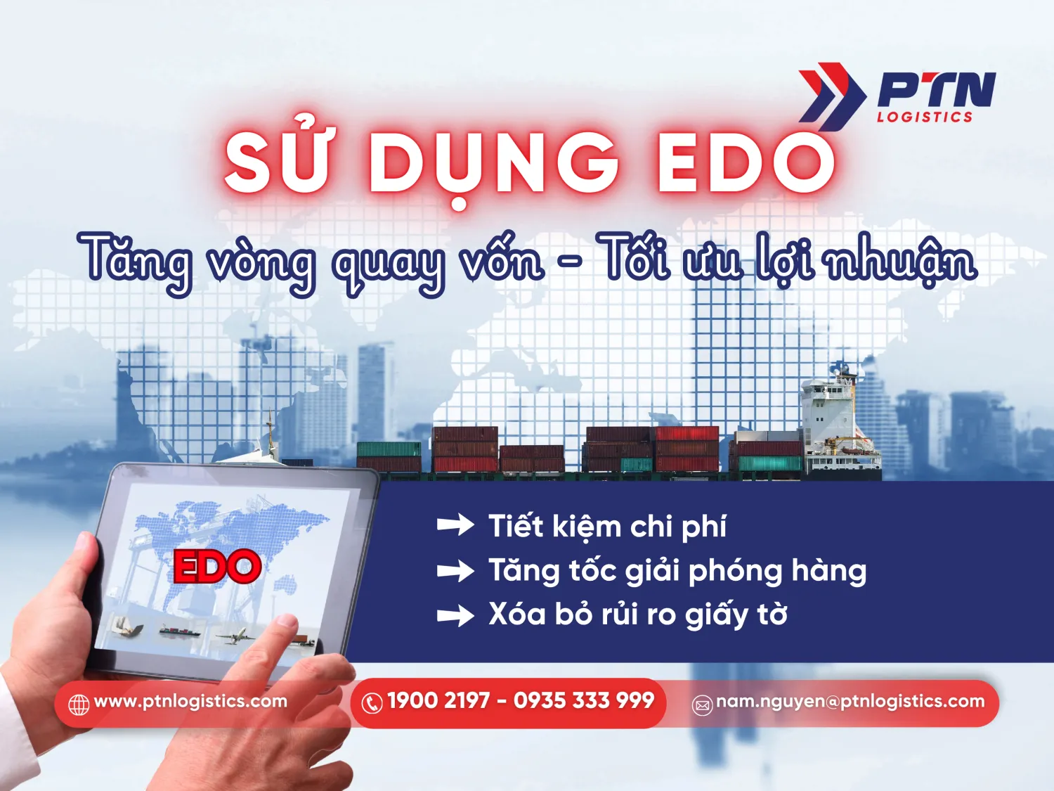 Các lợi ích khi doanh nghiệp XNK sử dụng EDO