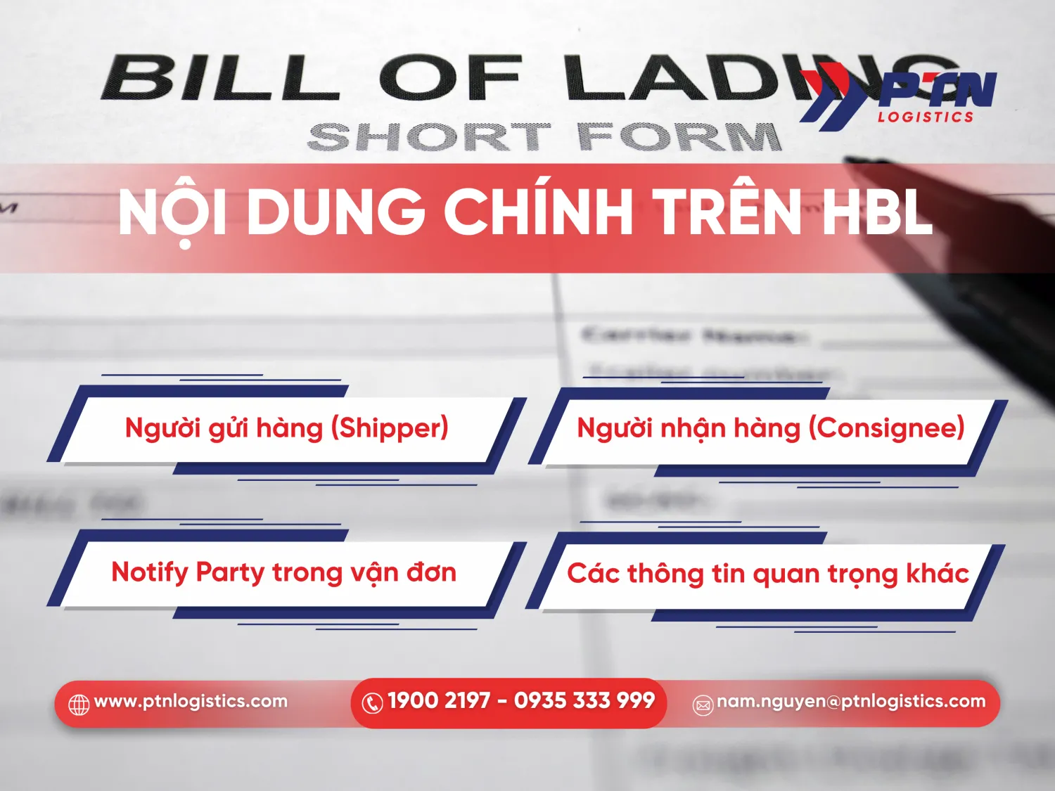 Các nội dung trên HBL