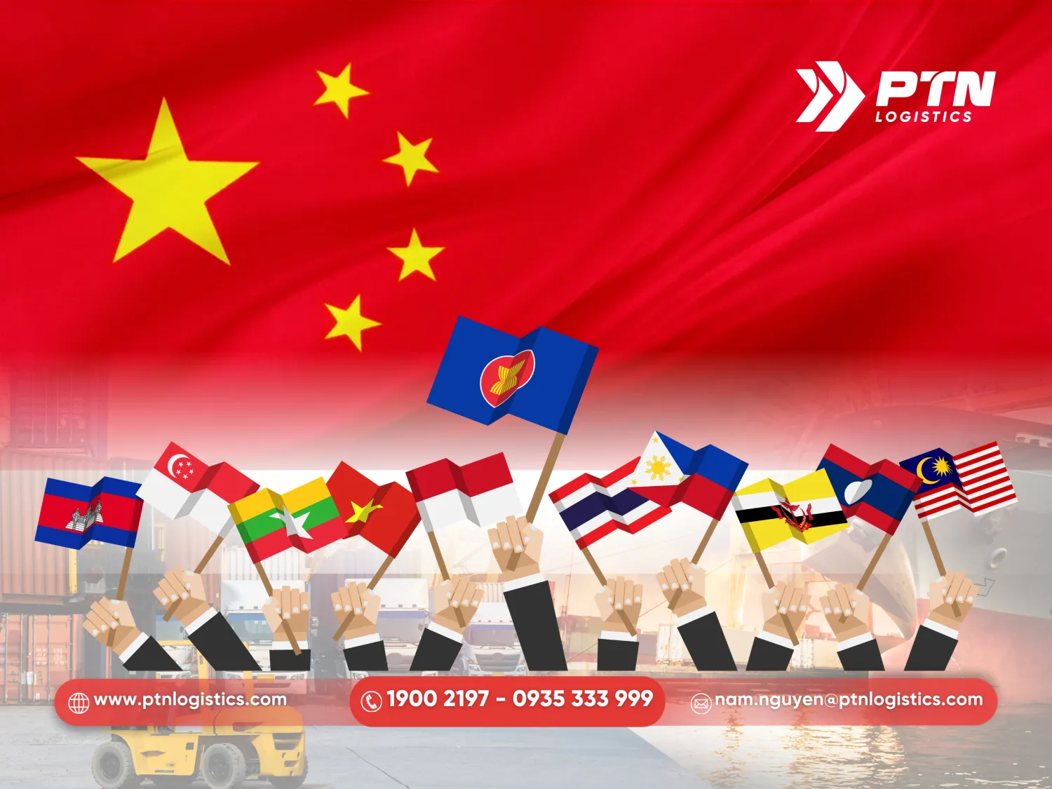 Các quốc gia thành viên của hiệp định ACFTA