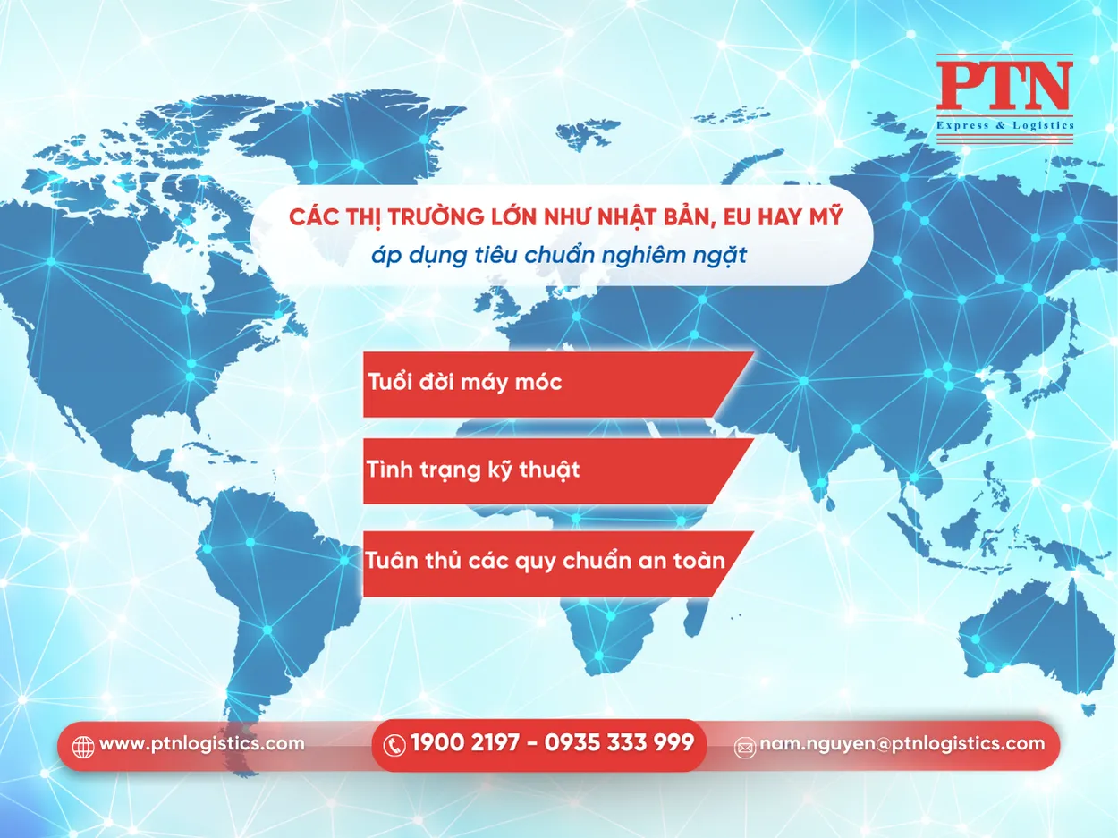 Các thị trường lớn đều áp dụng tiêu chuẩn nghiêm ngặt