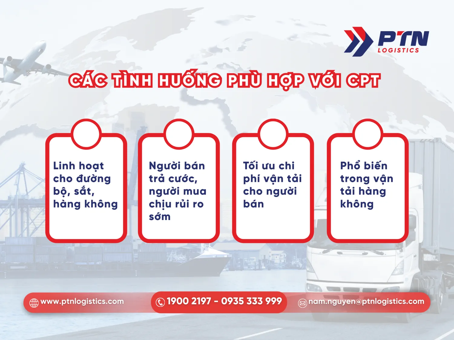 Các tình huống phù hợp với điều kiện CPT