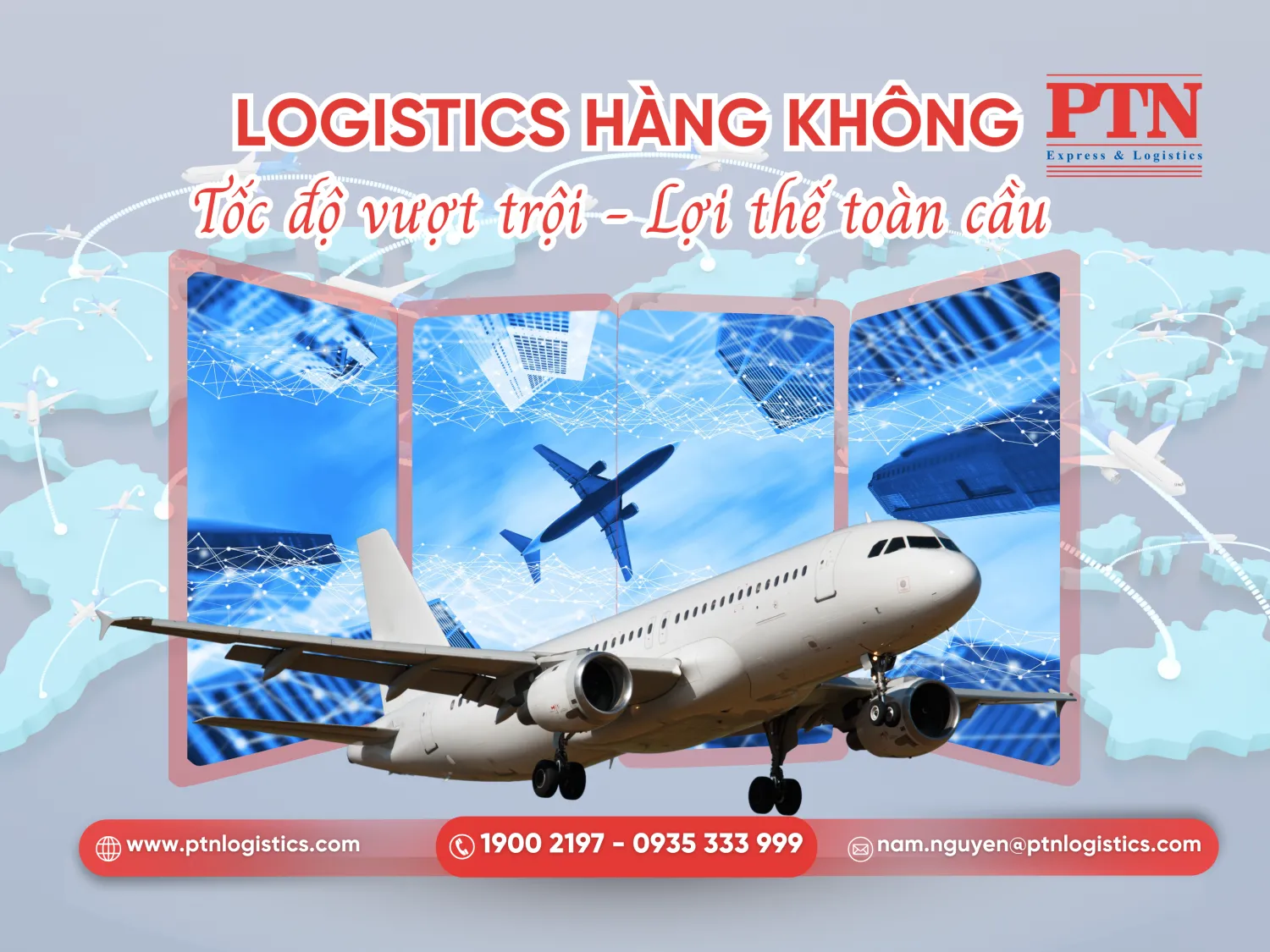 Các vai trò và đặc điểm của logistics hàng không