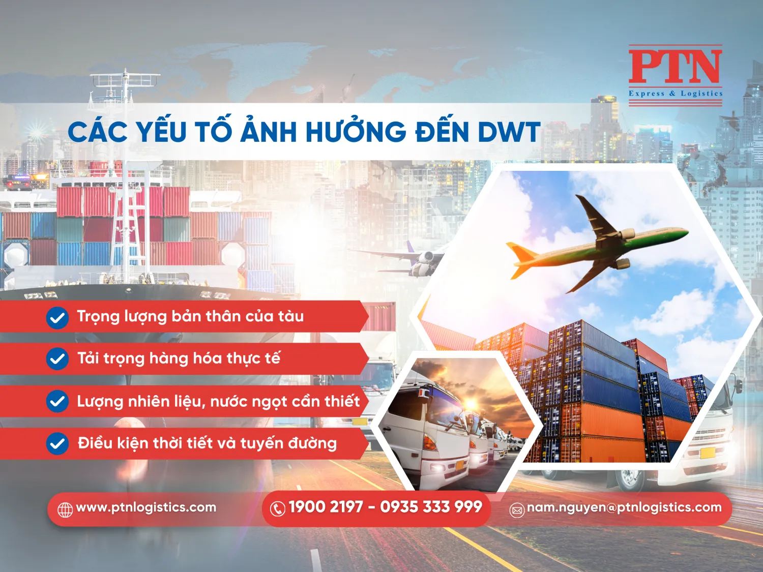 Các yếu tố ảnh hưởng đến DWT