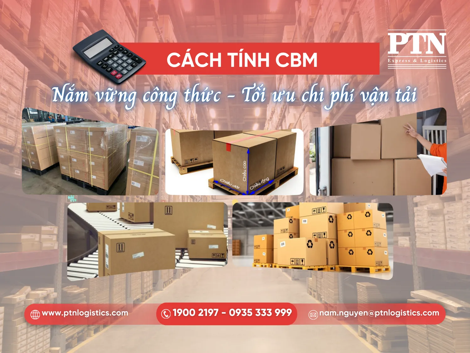 Cách tính CBM trong logistics
