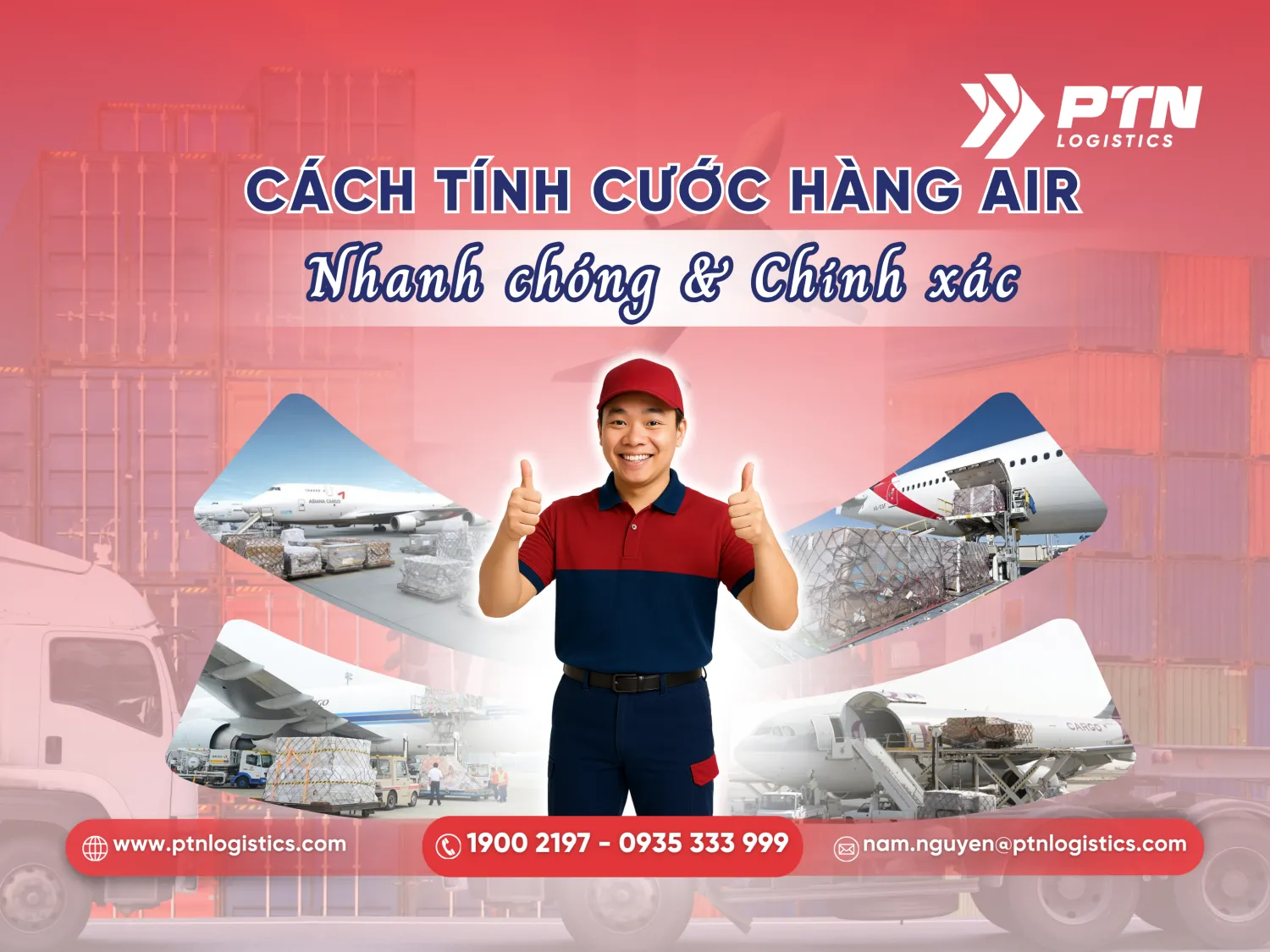 Cách tính cước hàng air