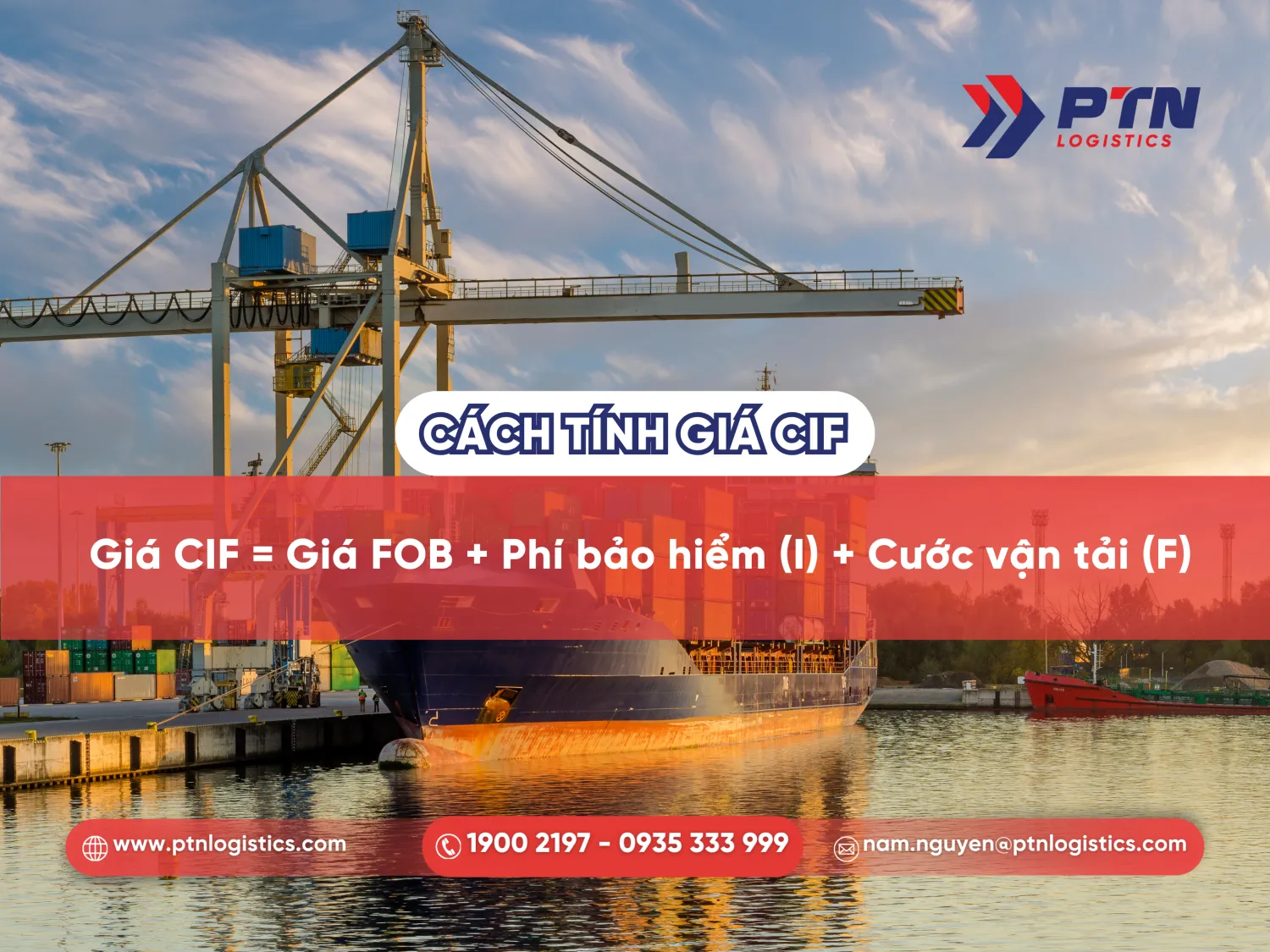 Cách tính giá CIF chuẩn