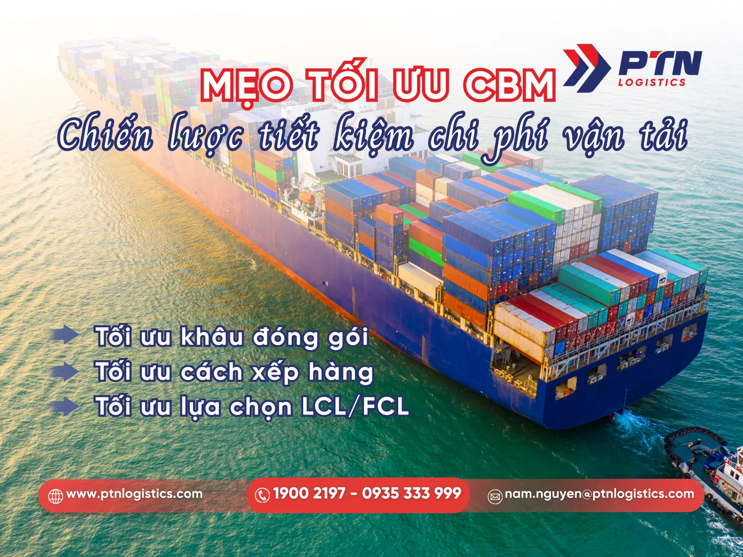 Cách tối ưu CBM để tiết kiệm chi phí