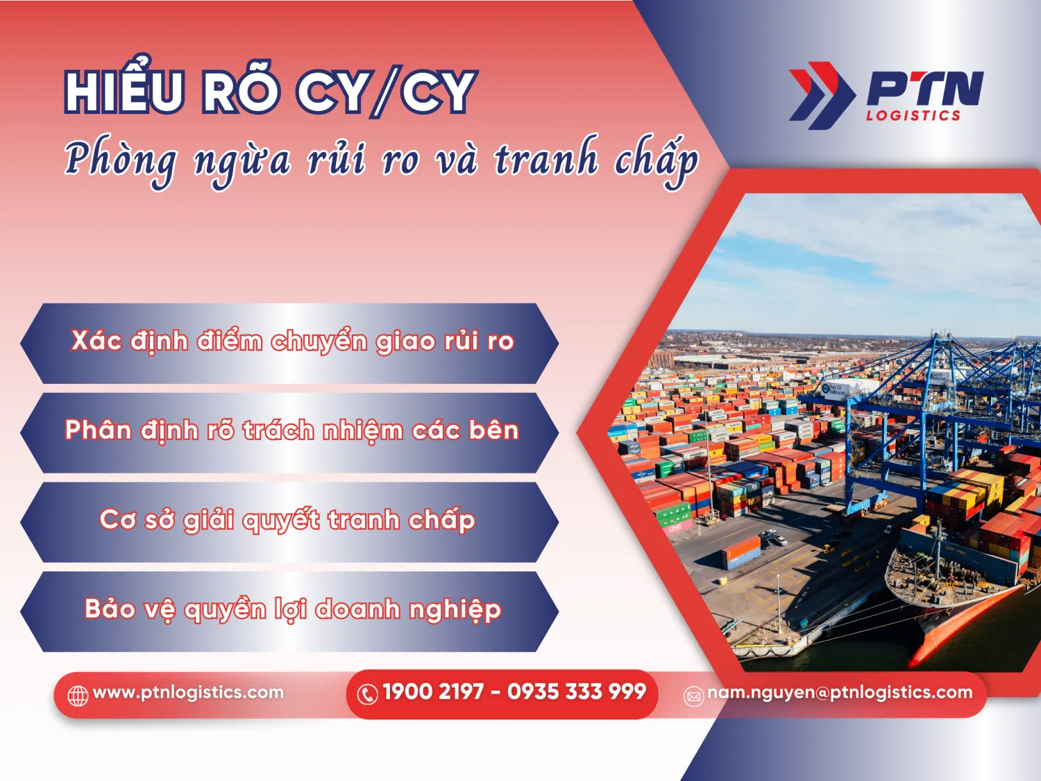 Cách xác định điểm chuyển giao rủi ro và trách nhiệm