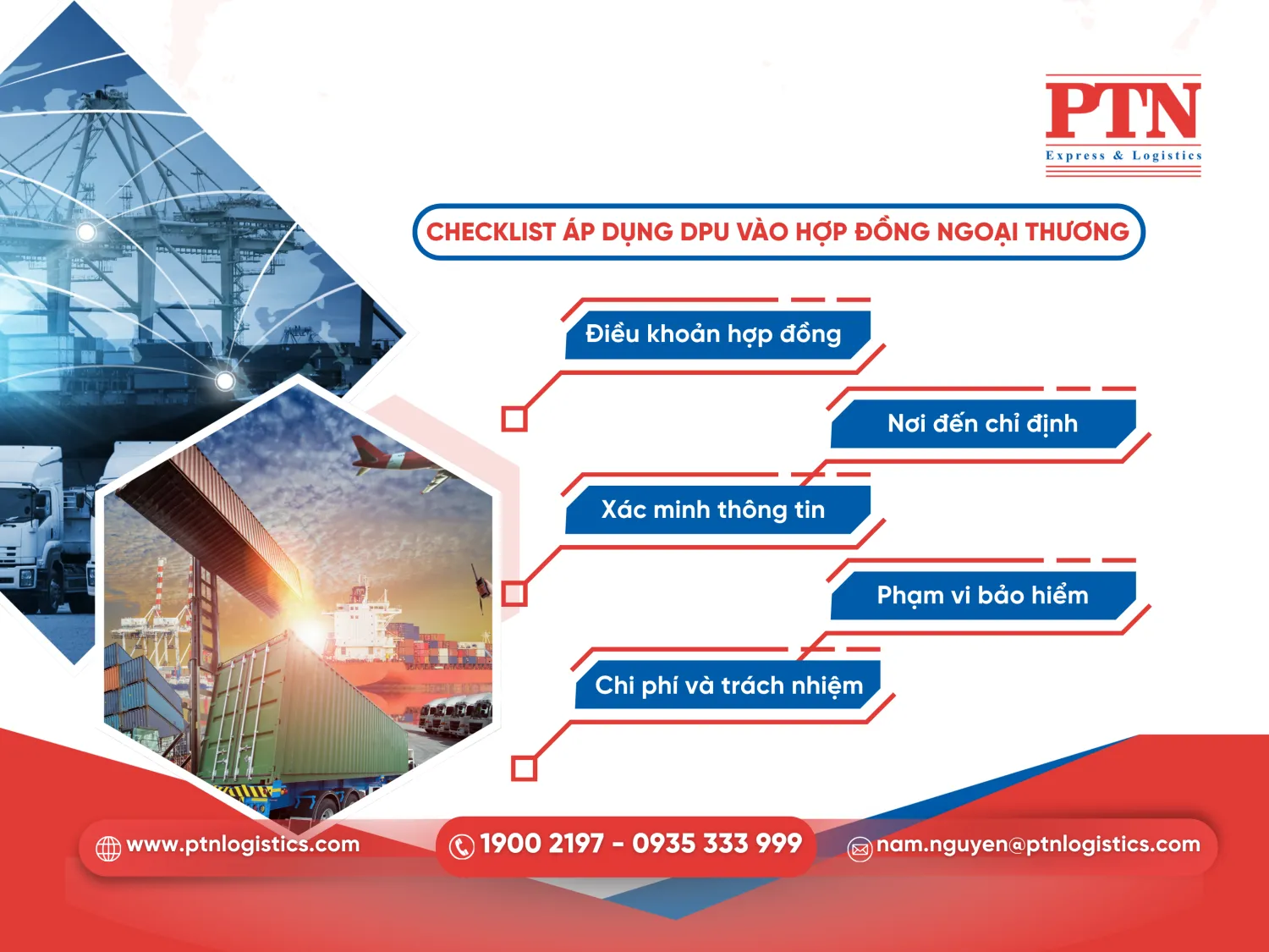 Checklist áp dụng DPU vào hợp đồng ngoại thương