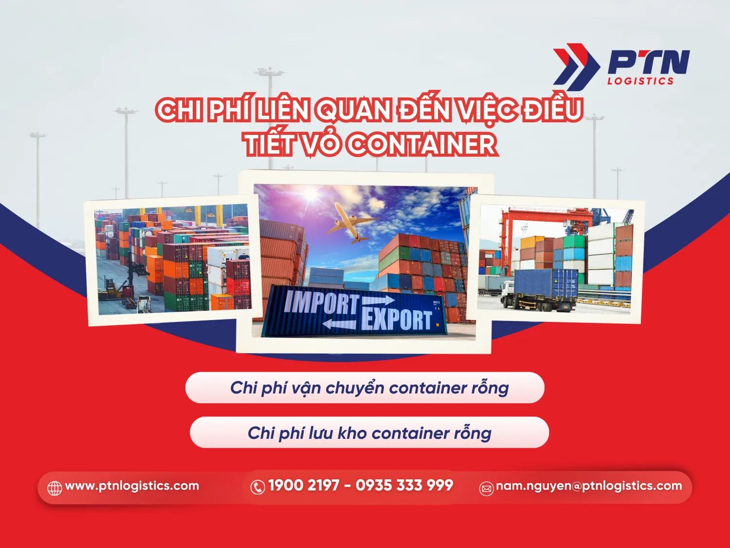 Chi phí liên quan đến việc điều tiết vỏ cont