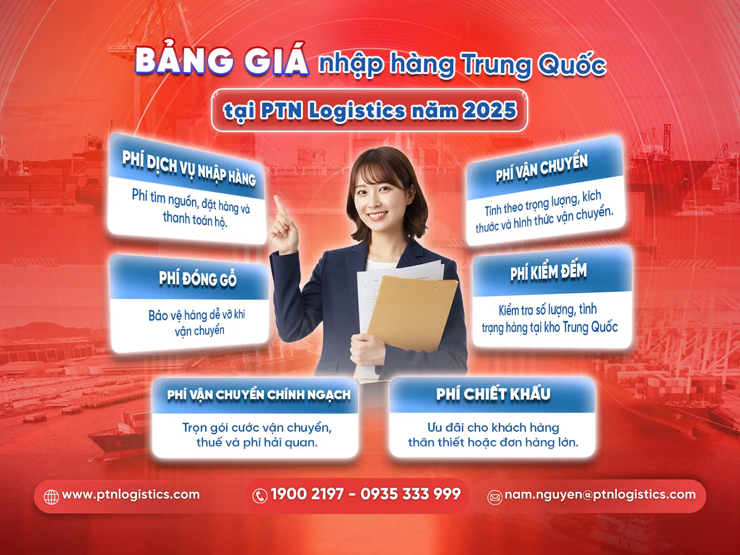 Chí phí nhập hàng từ Trung Quốc về Việt Nam là bao nhiêu?