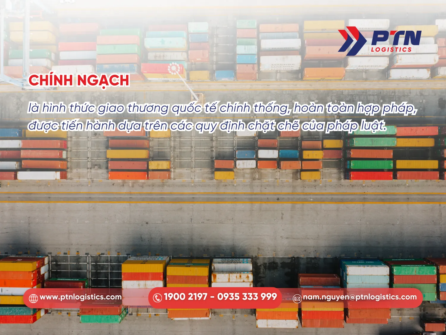 Chính ngạch là hình thức giao thương quốc tế chính thống nhất