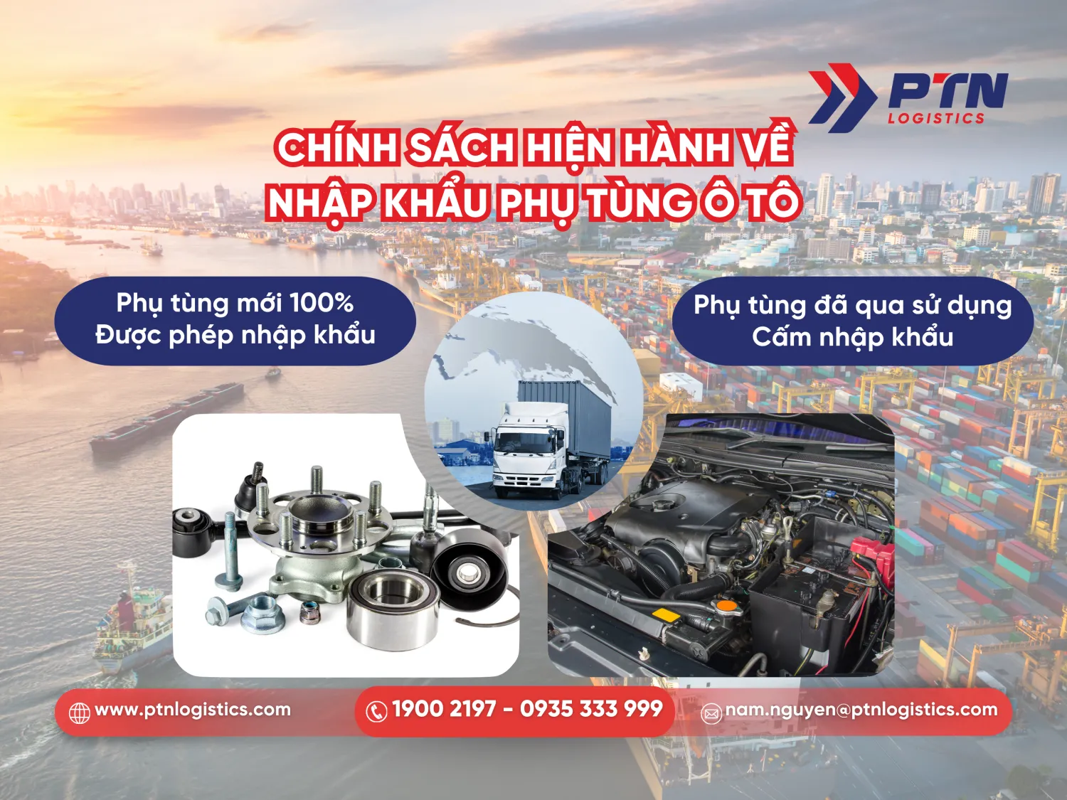 Chính sách hiện hành về nhập khẩu phụ tùng của ô tô