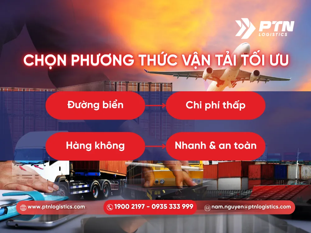 Chọn phương thức phù hợp