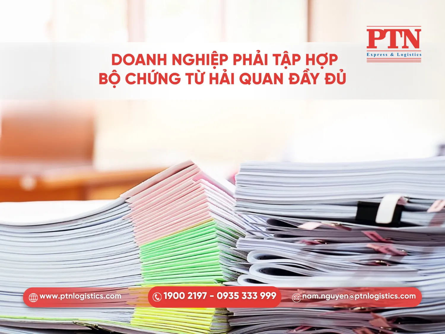 Chuẩn bị bộ chứng từ xuất nhập khẩu hàng mậu dịch