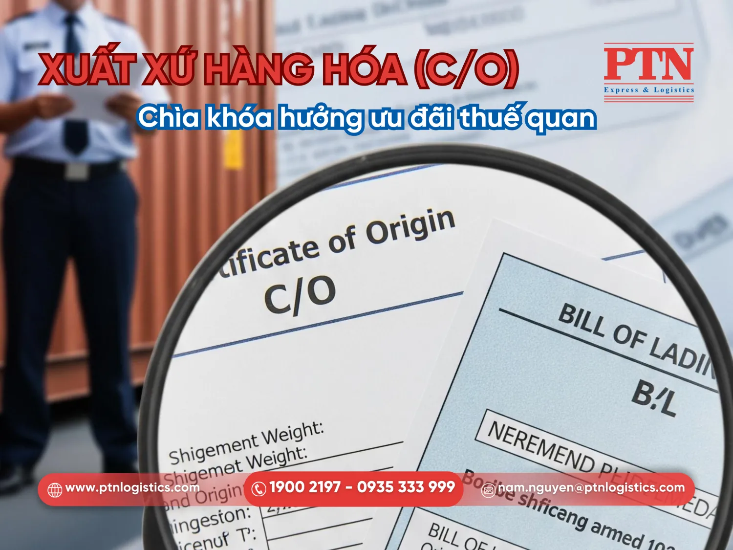 Chuẩn bị giấy xuất xứ hàng hóa