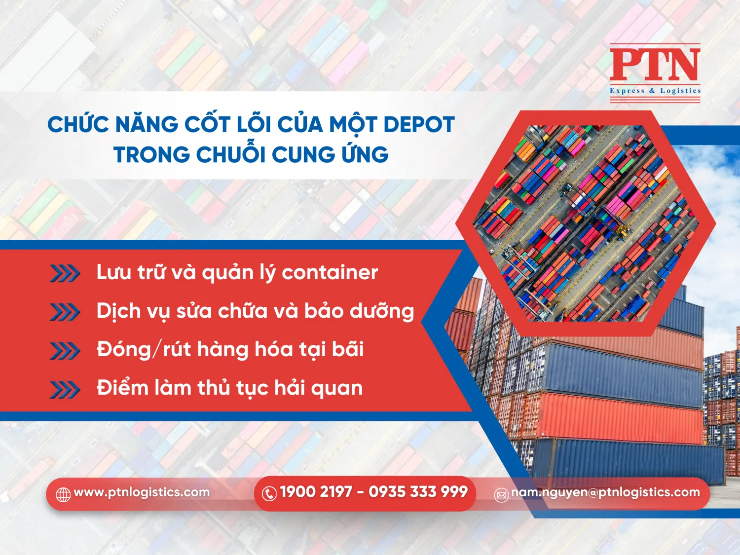 Chức năng cốt lõi của một depot trong chuỗi cung ứng