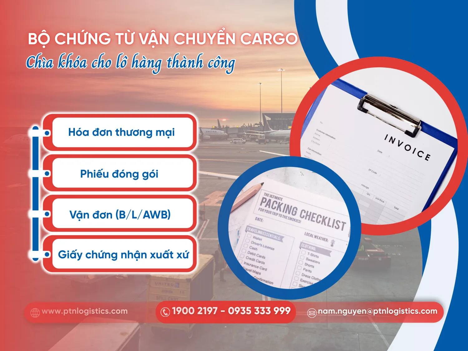 Chứng từ khi vận chuyển cargo