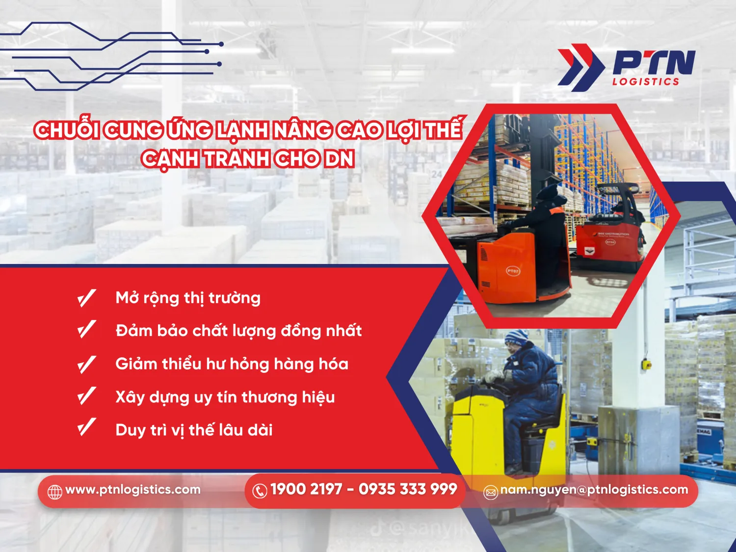 Chuỗi cung ứng lạnh: Nâng cao lợi thế cạnh tranh cho DN