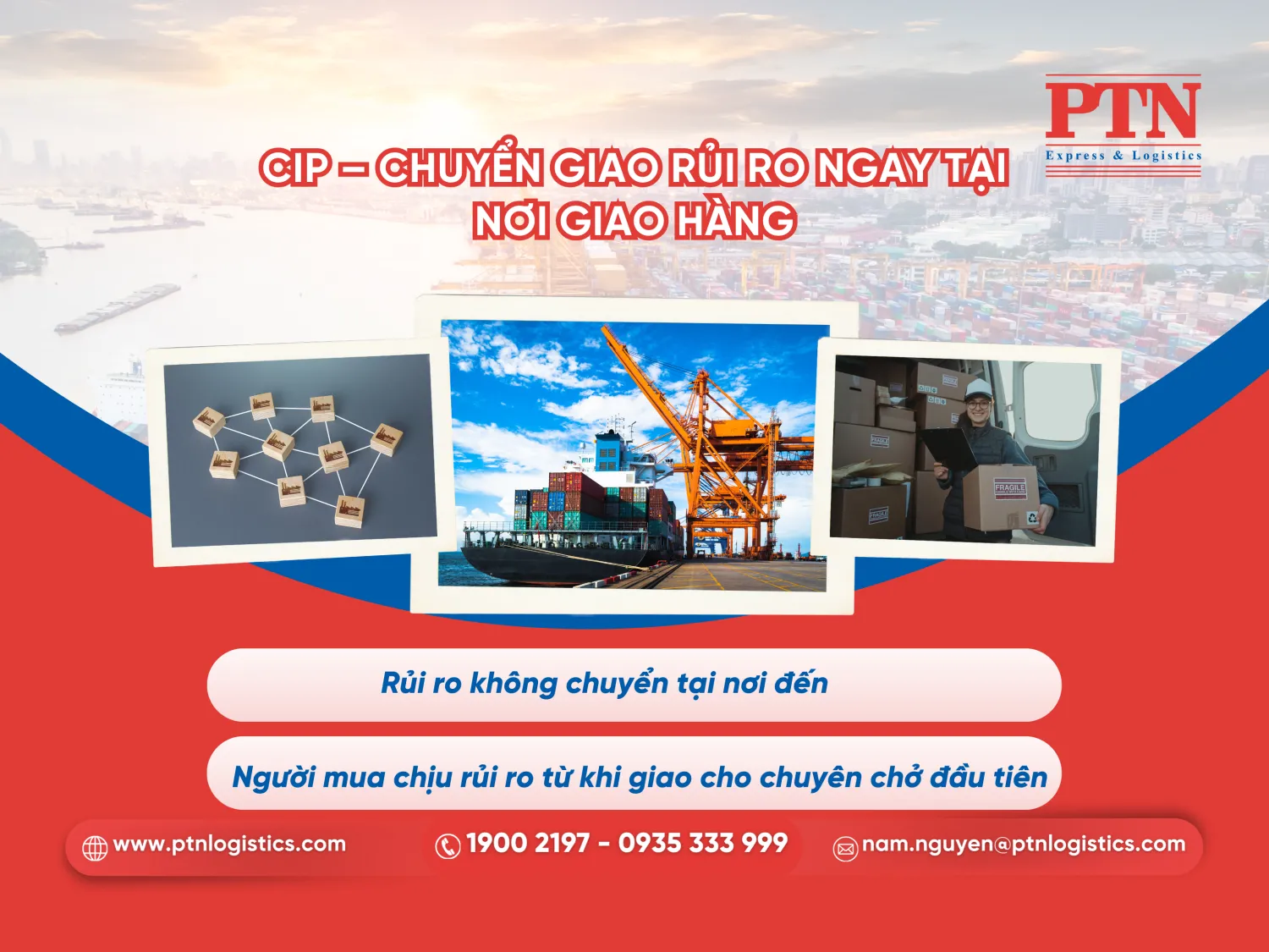 Chuyển giao rủi ro ngay tại nơi giao hàng