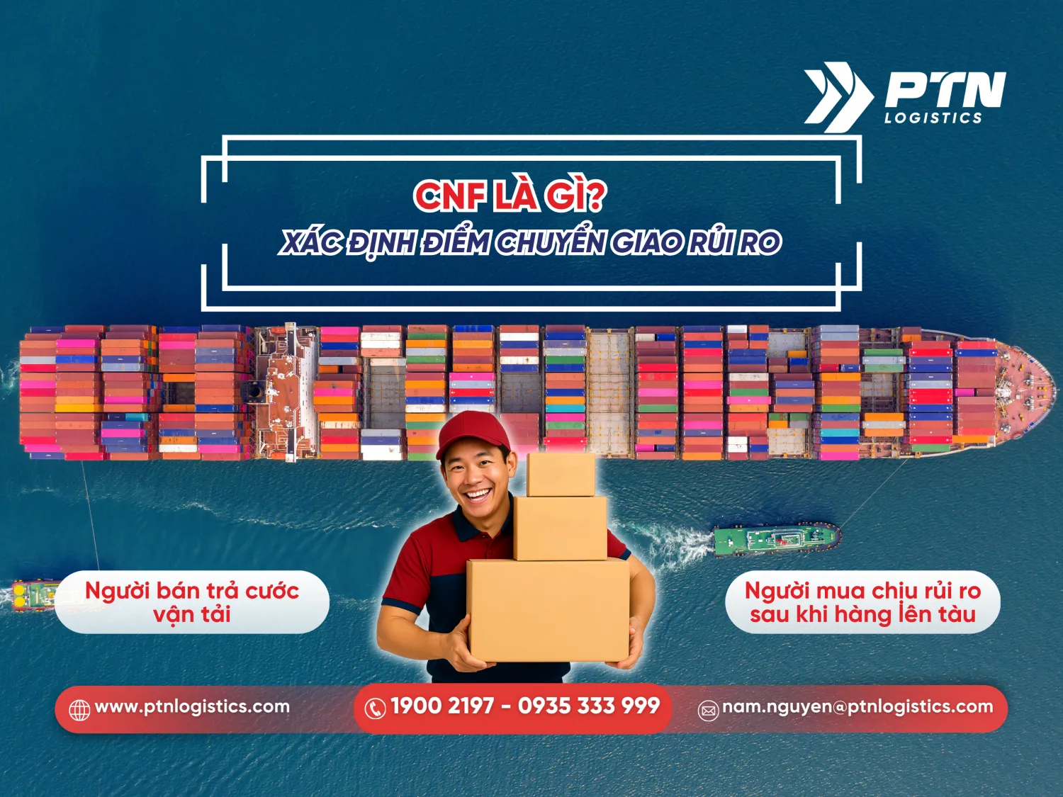 CNF là gì? Xác định điểm chuyển giao rủi ro