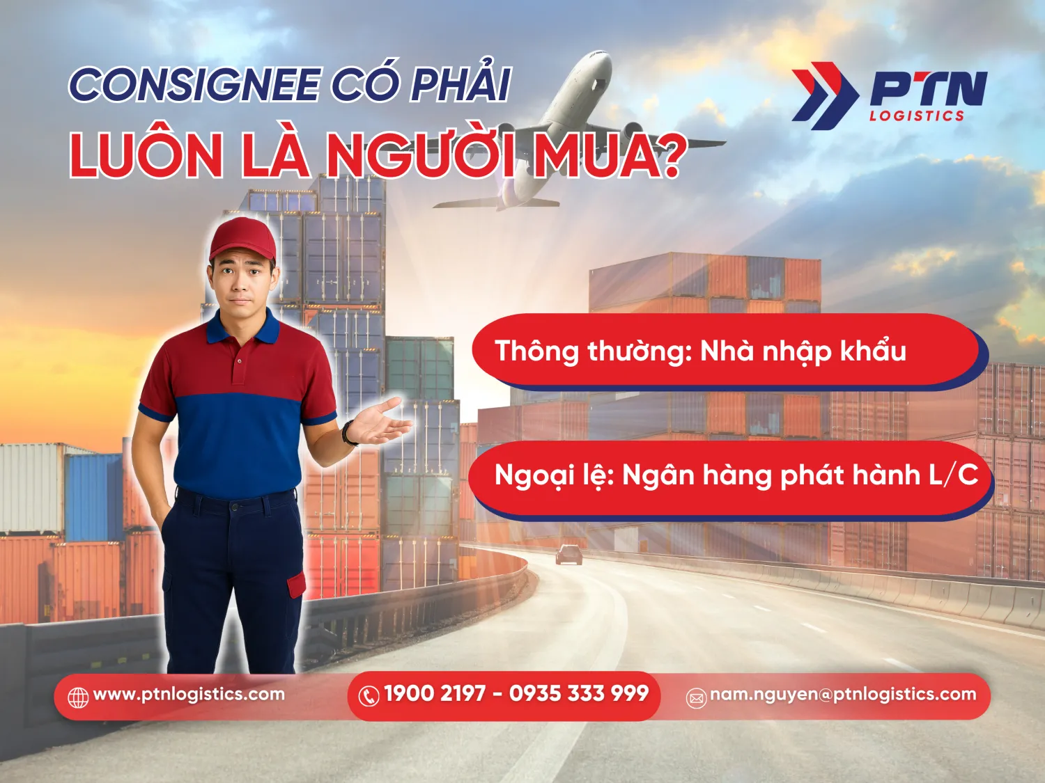 Có phải lúc nào consignee cũng là người mua hàng