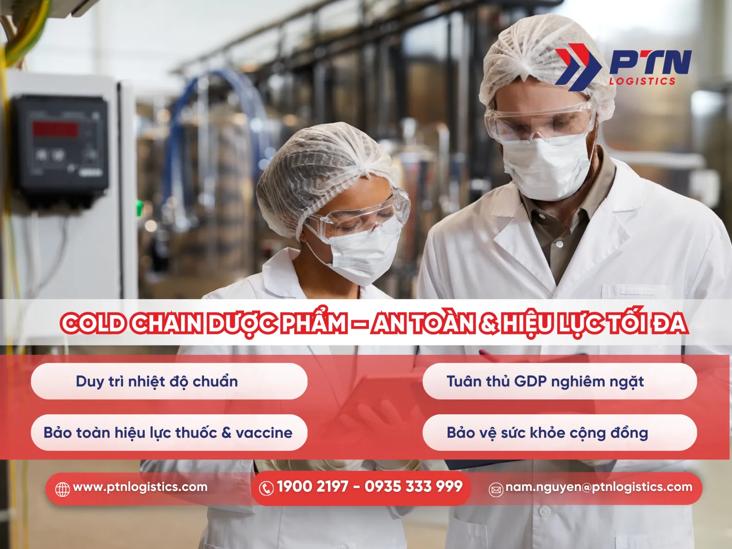 Cold chain dược phẩm là giải pháp an toàn và hiệu lực tối đa