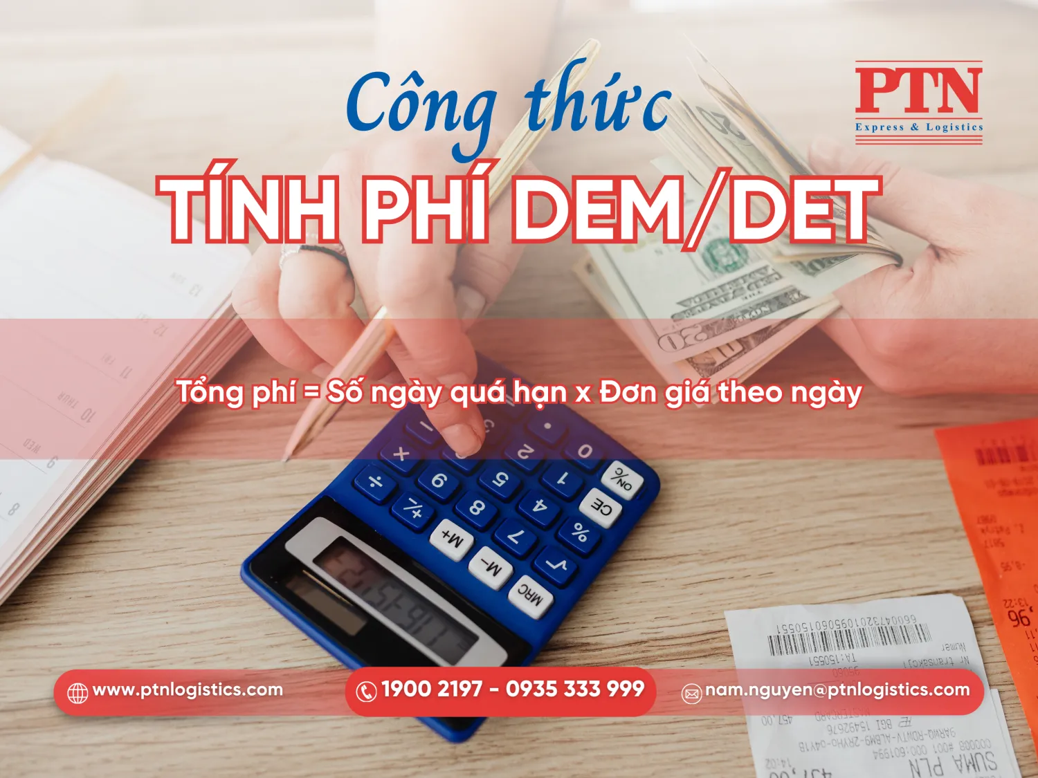 Công thức tính phí cơ bản