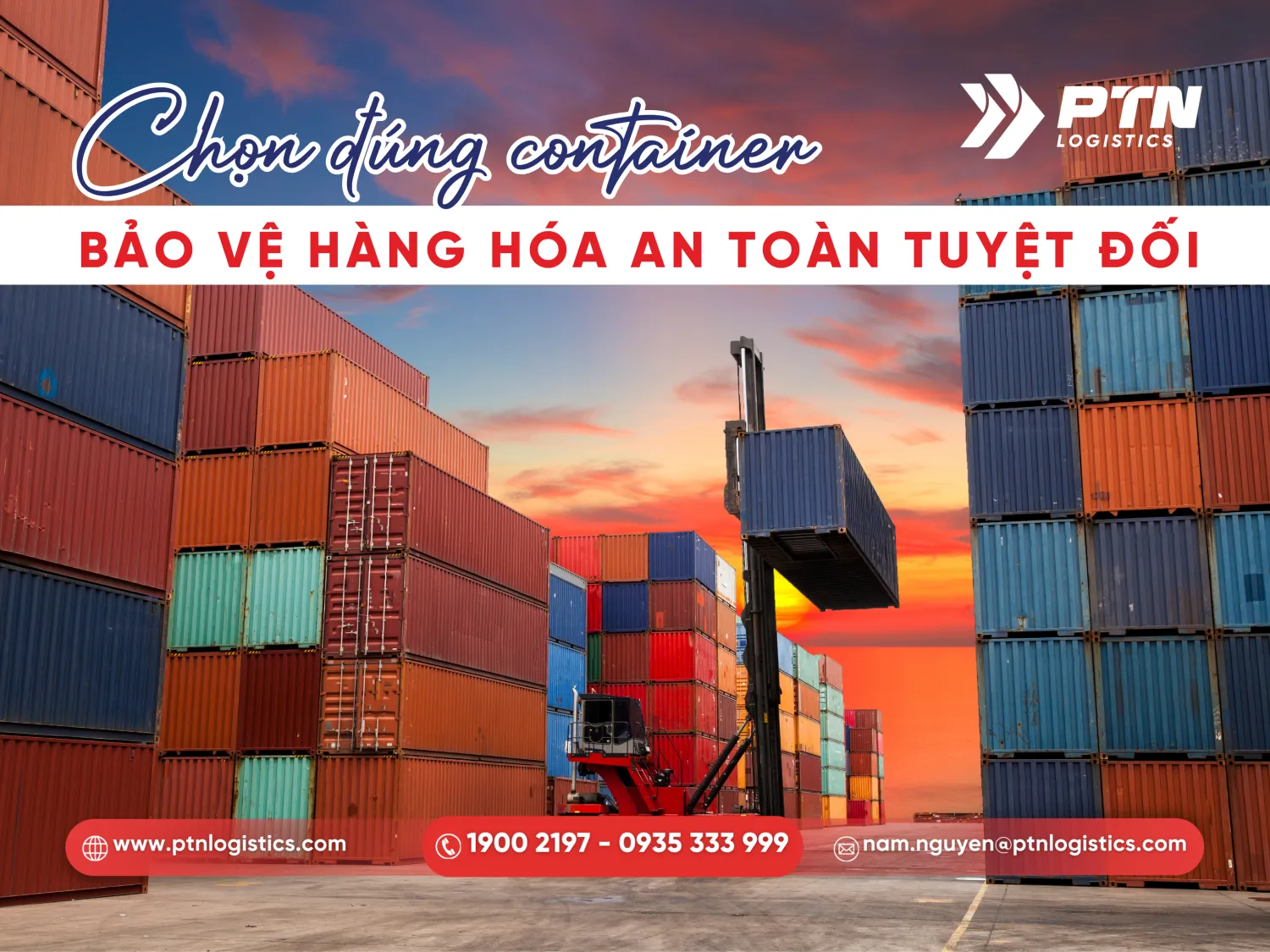 Container giúp đảm bảo an toàn cho hàng hóa
