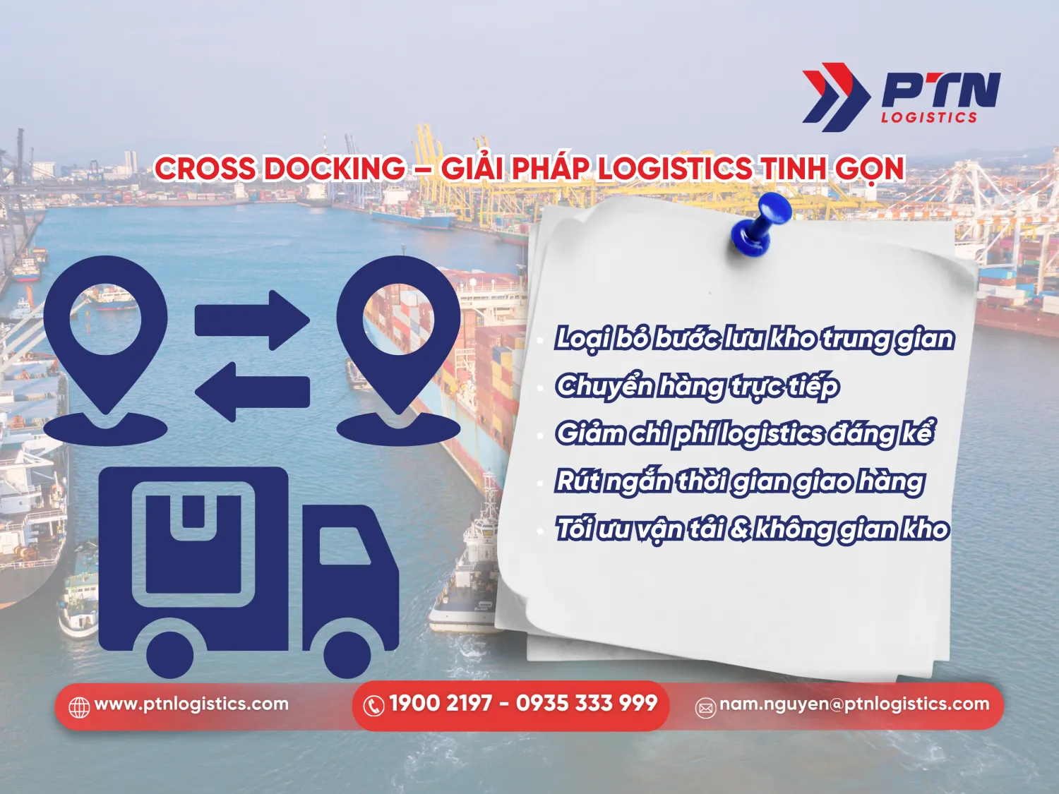 Cross docking là giải pháp logistics tinh gọn
