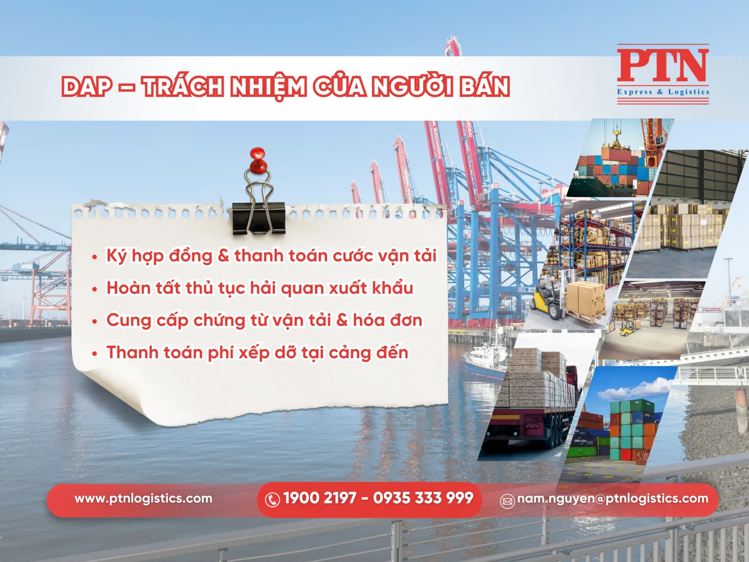 DAP - Trách nhiệm của người bán