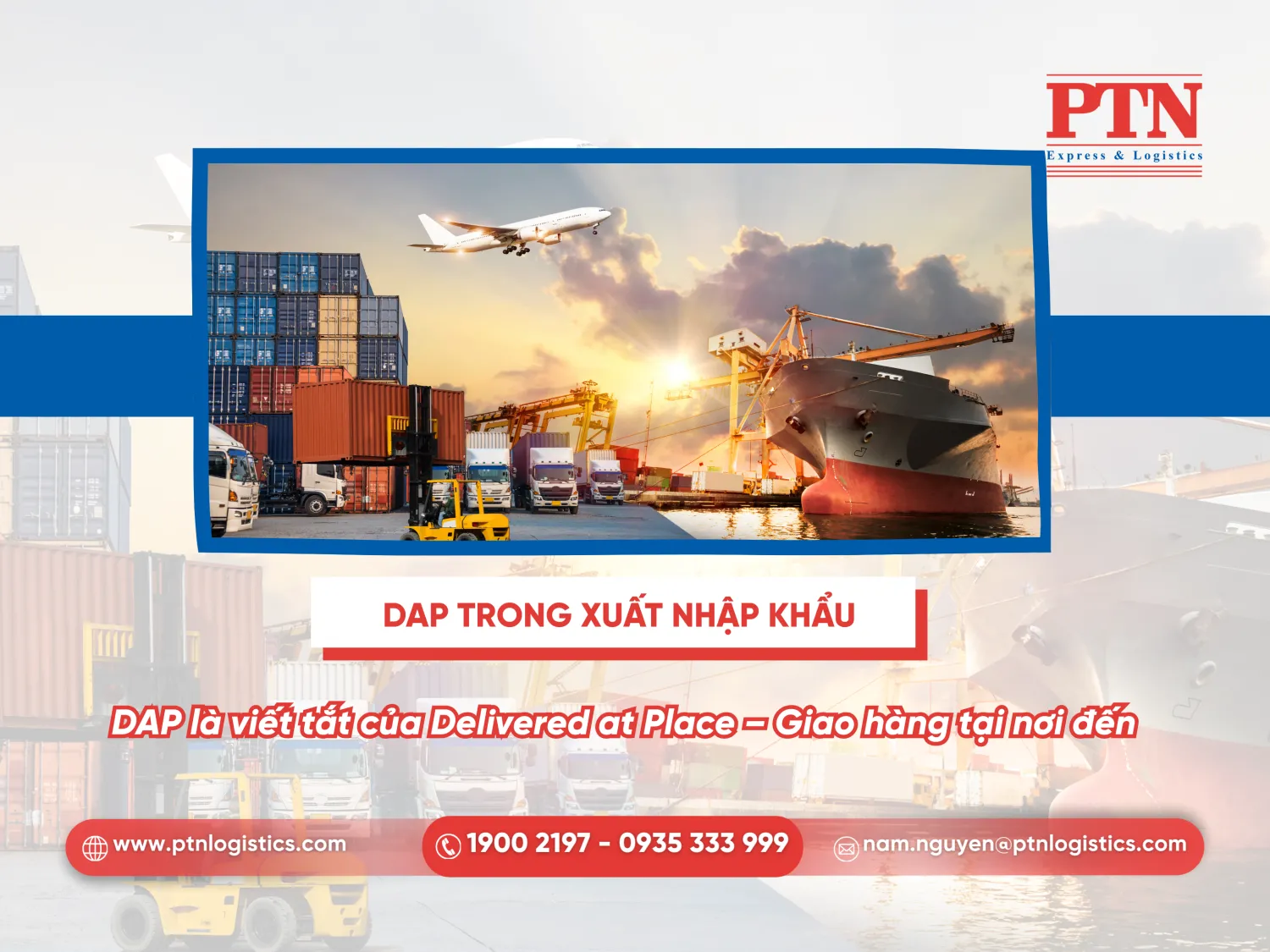 DAP trong xuất nhập khẩu