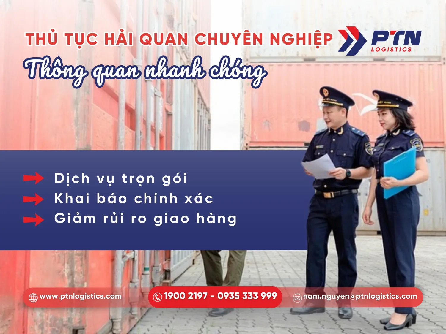 Dịch vụ logistics chuyên nghiệp hỗ trợ thực hiện thủ tục hải quan