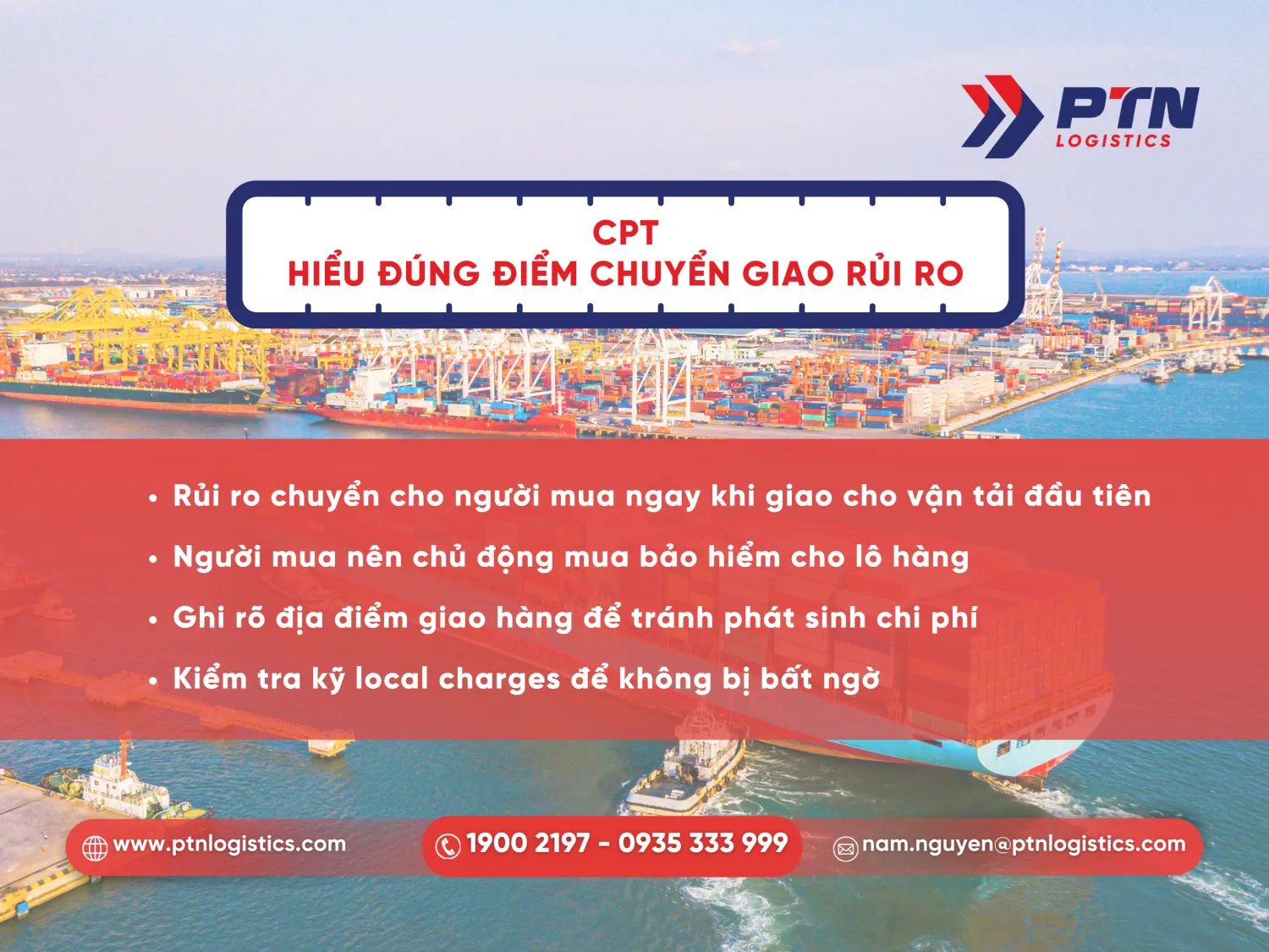 Điều kiện CPT hiểu đúng điểm chuyển giao rủi ro