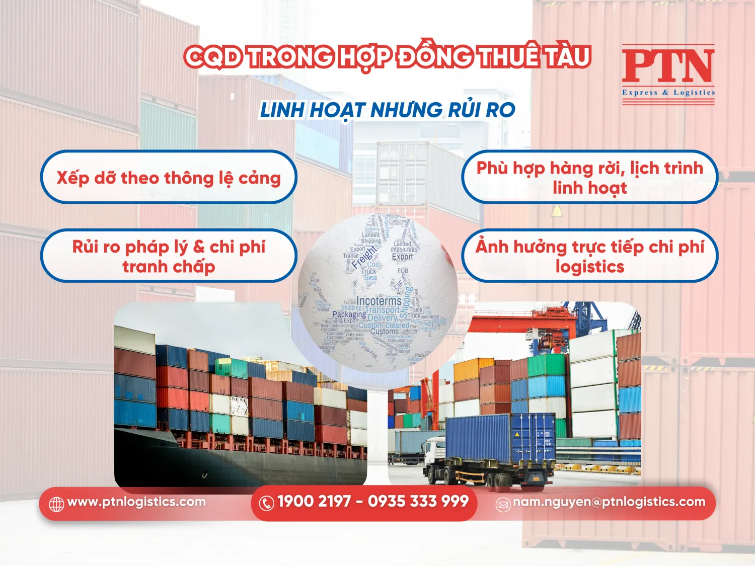 Điều khoản CQD trong hợp đồng thuê tàu