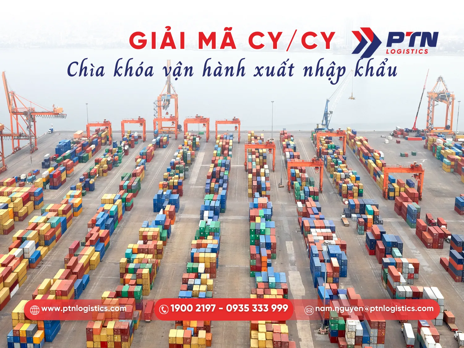 Định nghĩa CY bãi container