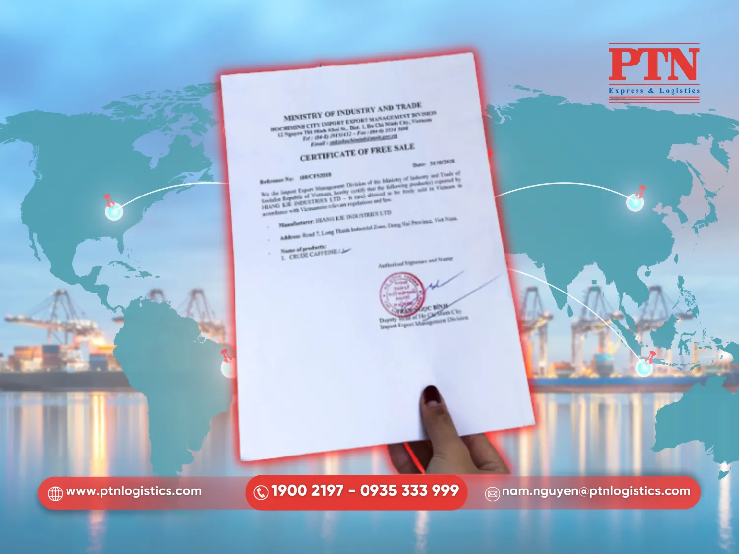 Định nghĩa giấy chứng nhận lưu hành tự do CFS là gì?