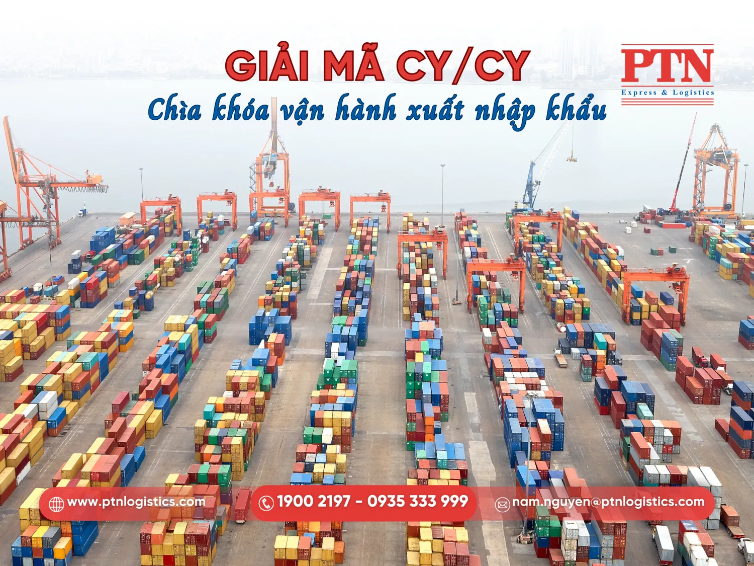 Định nghĩa về CY - Bãi container