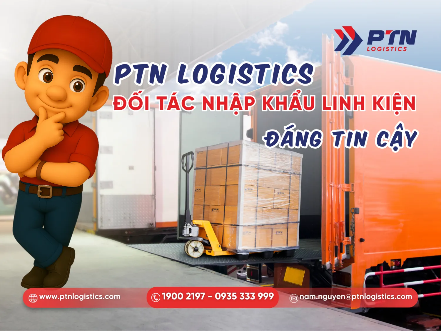 Đối tác tin cậy và uy tín khi nhập khẩu linh kiện máy tín