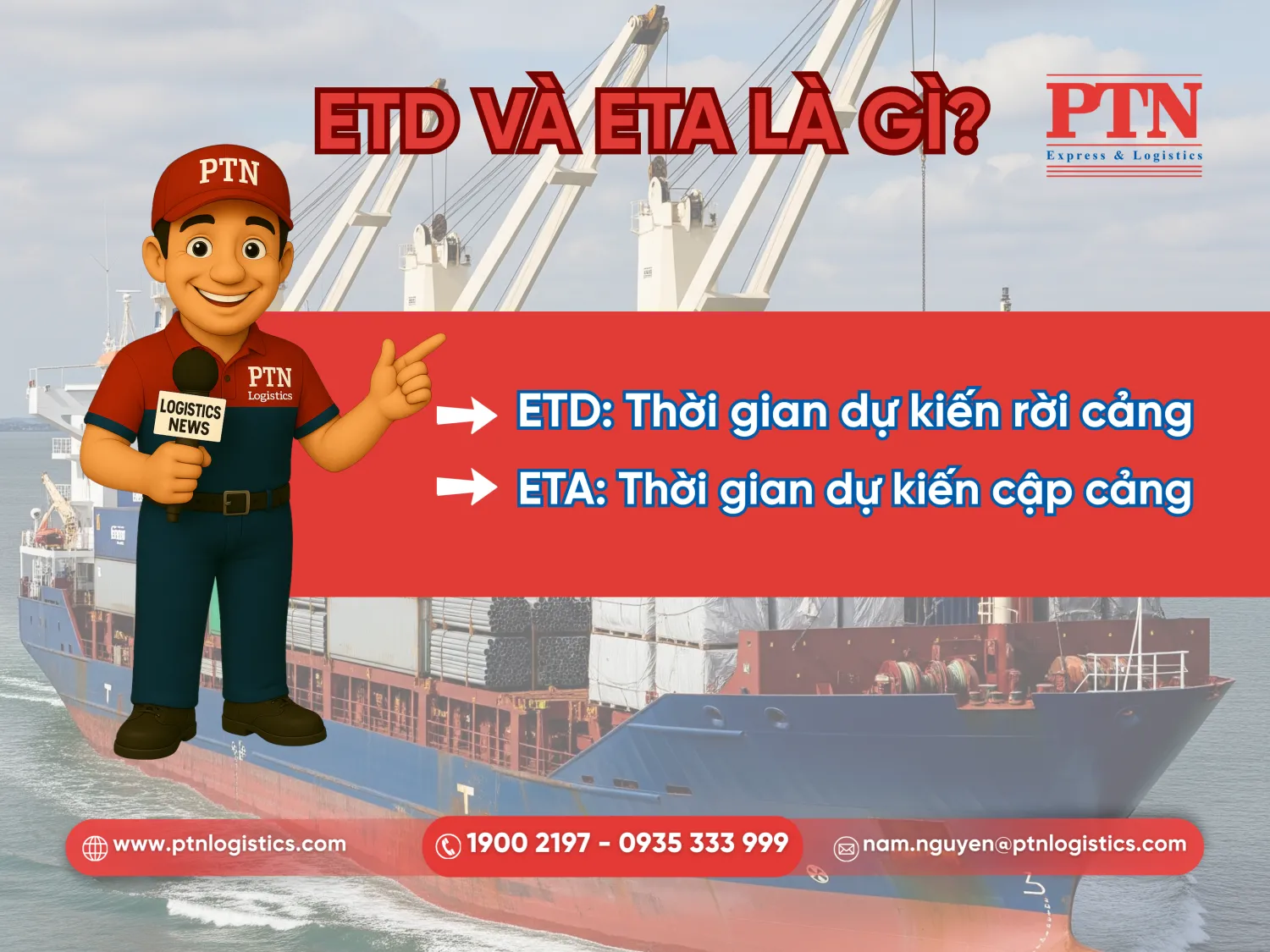 ETD và ETA là gì?
