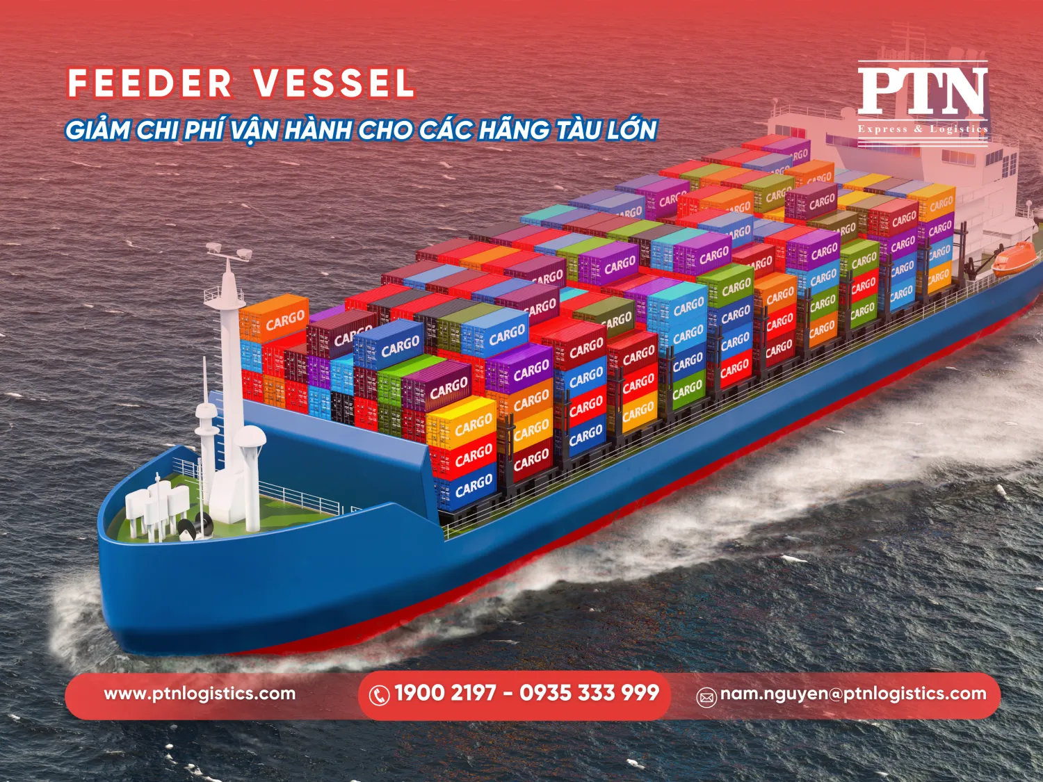 Feeder vessel - Giảm chi phí vận hành cho các hãng tàu lớn