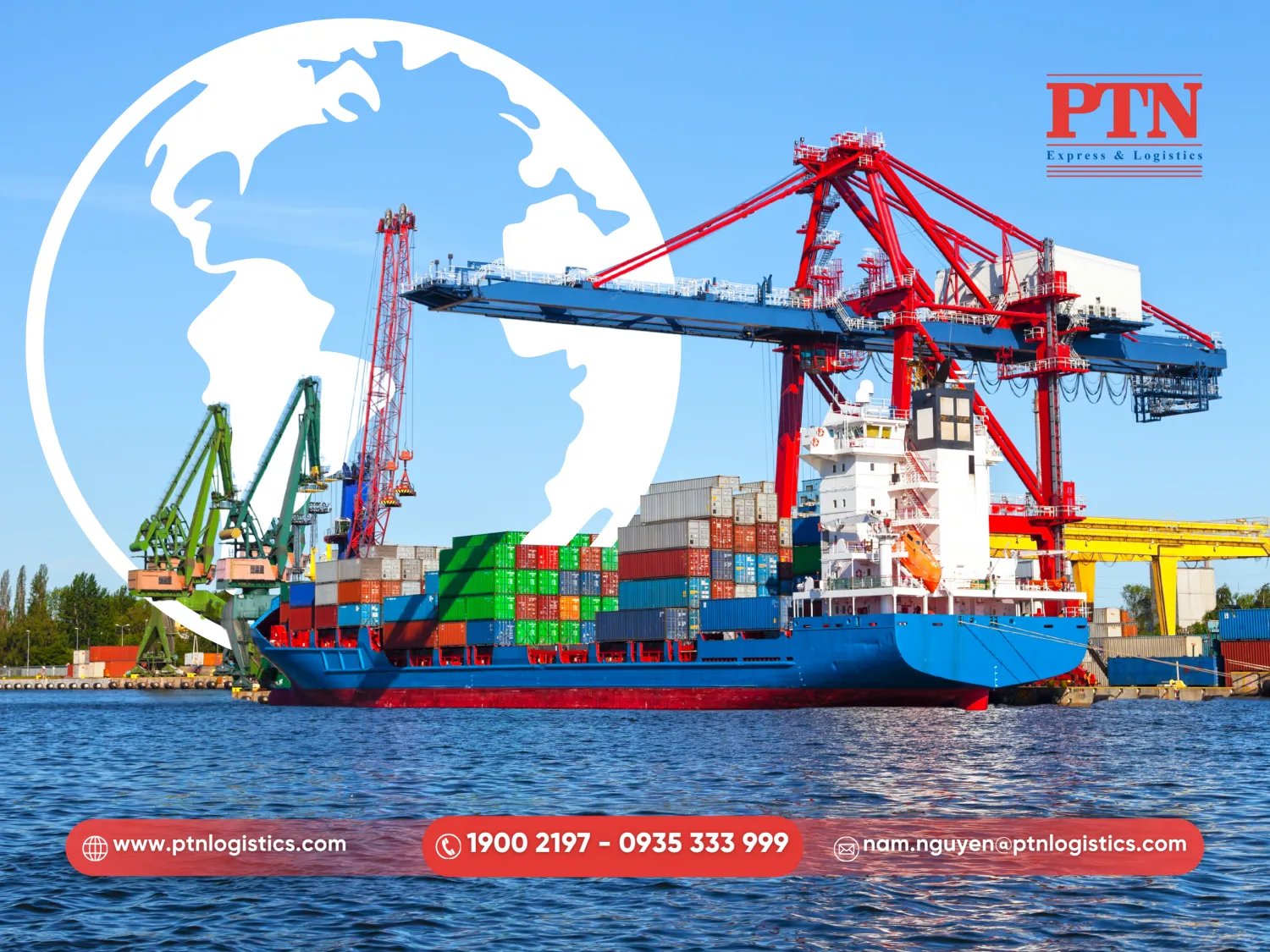 Giai đoạn vận chuyển quốc tế của lô hàng