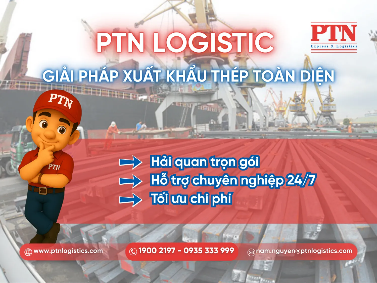 Giải pháp toàn diện từ PTN Logistics